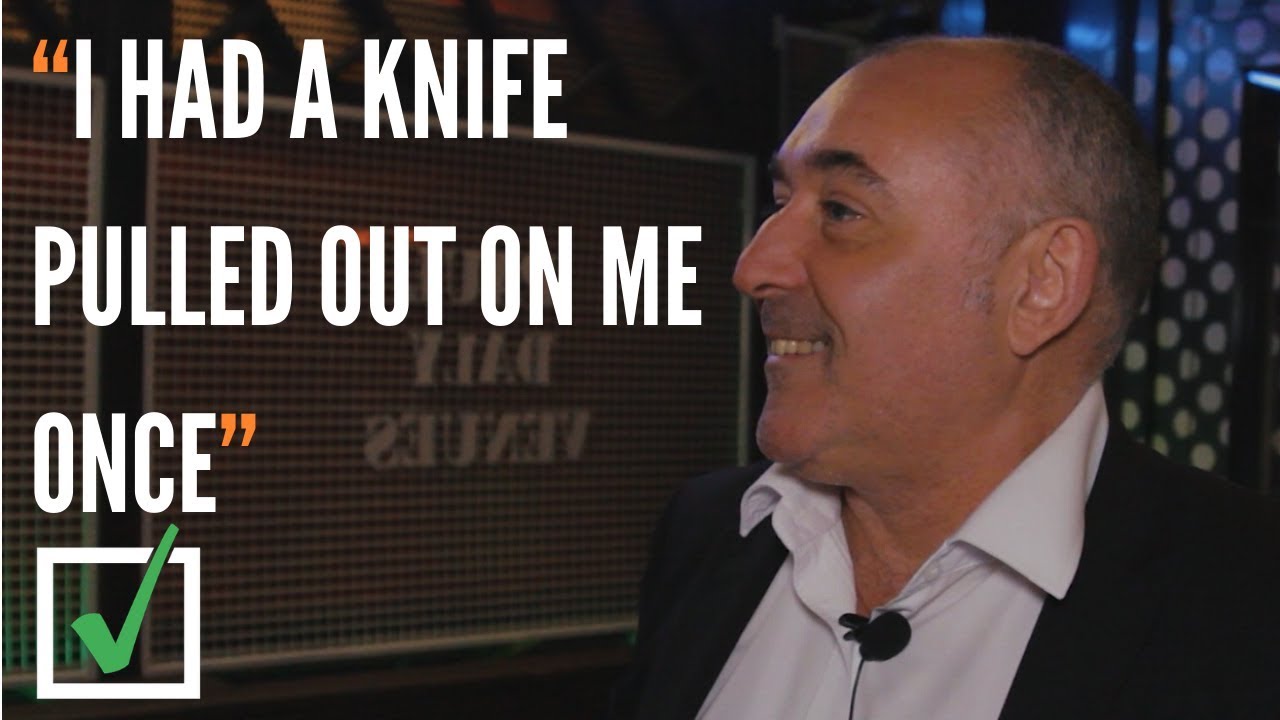 Anthony – “I had a knife pulled out on me once.”